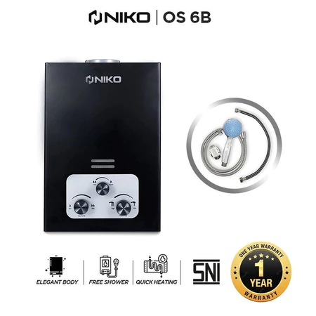 NIKO Gas Water Heater Onsen Non LED - Niko Pemanas Air Onsen OS6