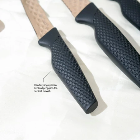 cohome Pisau Set 4D Diamond Blade Tech - Knife Set Ecohome