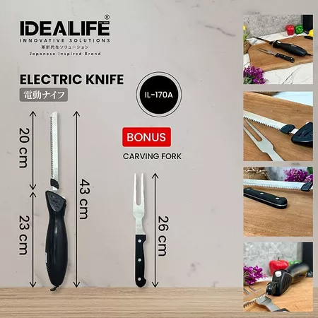 Idealife Pisau Steak Elektrik IL-170A - Idealife Electric Knife