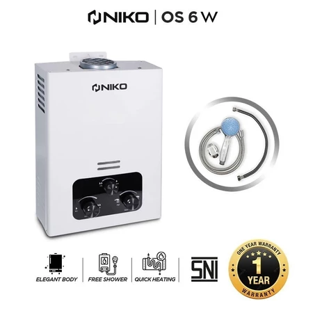 NIKO Gas Water Heater Onsen Non LED - Niko Pemanas Air Onsen OS6