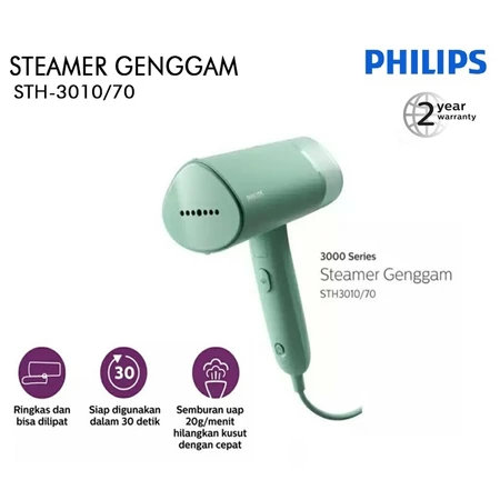 Philips Setrika Uap Genggam - Handheld Steamer Philips STH1000 / STH3010