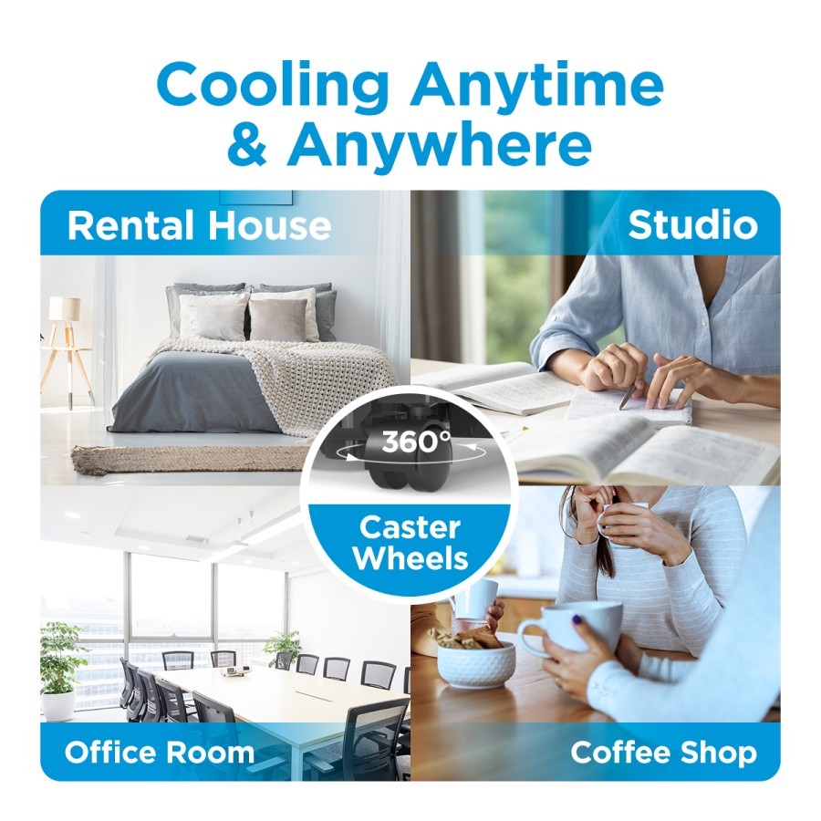 AC PORTABLE MIDEA 1PK MPHA-09CRN7 / R290