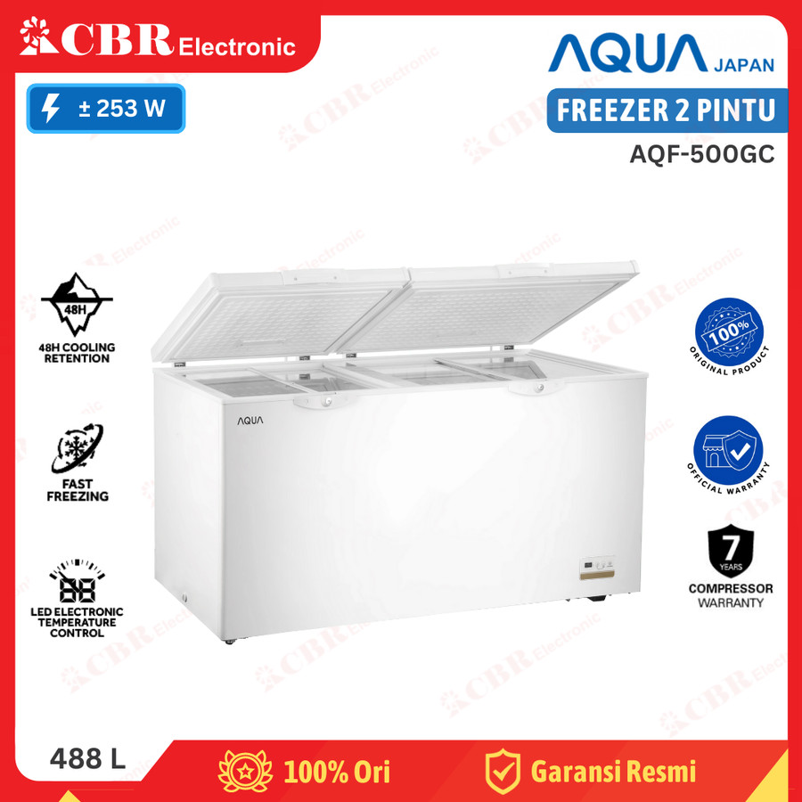 FREEZER PETI - CHEST FREEZER AQUA AQF-500GC / 488 L