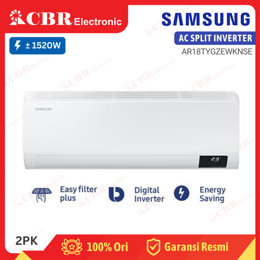 AC SAMSUNG INVERTER 2PK AR18TYGZEWKNSE / DIGITAL INVERTER (R32)