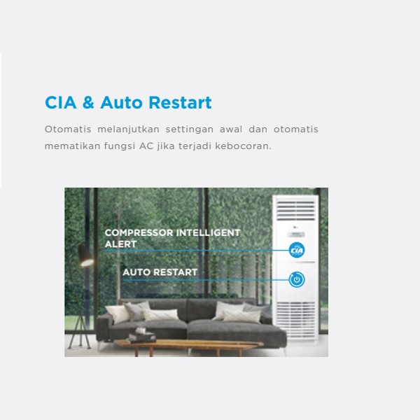AC Floor Standing MIDEA 5PK MFGB2-48CRN1 / MOUB-48CRN1 R-410A