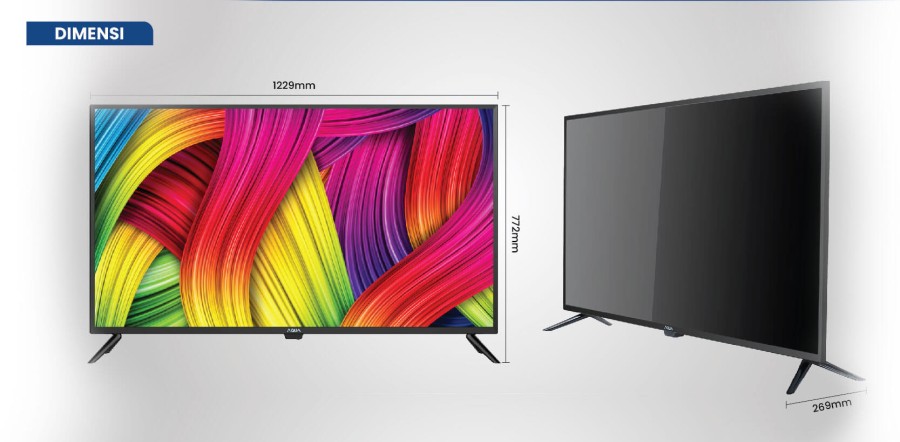 TV AQUA 43 Inch LED 43AQT8500MF (Digital-Miracast)