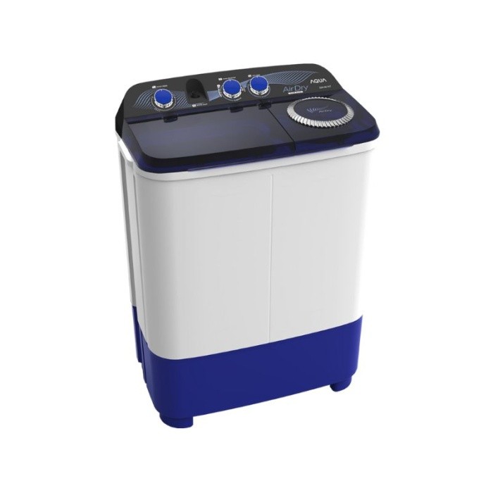 MESIN CUCI AQUA 2 TABUNG MANUAL 8KG / QW-850XT / 850XT - HIJAB MODE