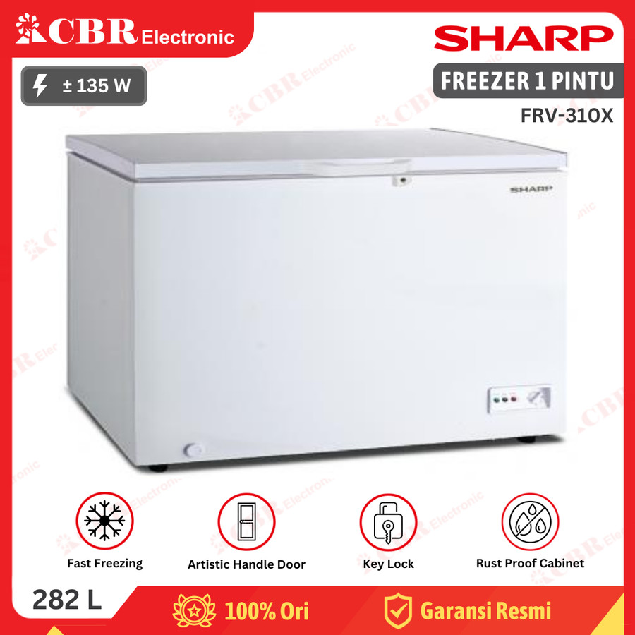 FREEZER PETI - CHEST FREEZER SHARP FRV-310X / 282 L