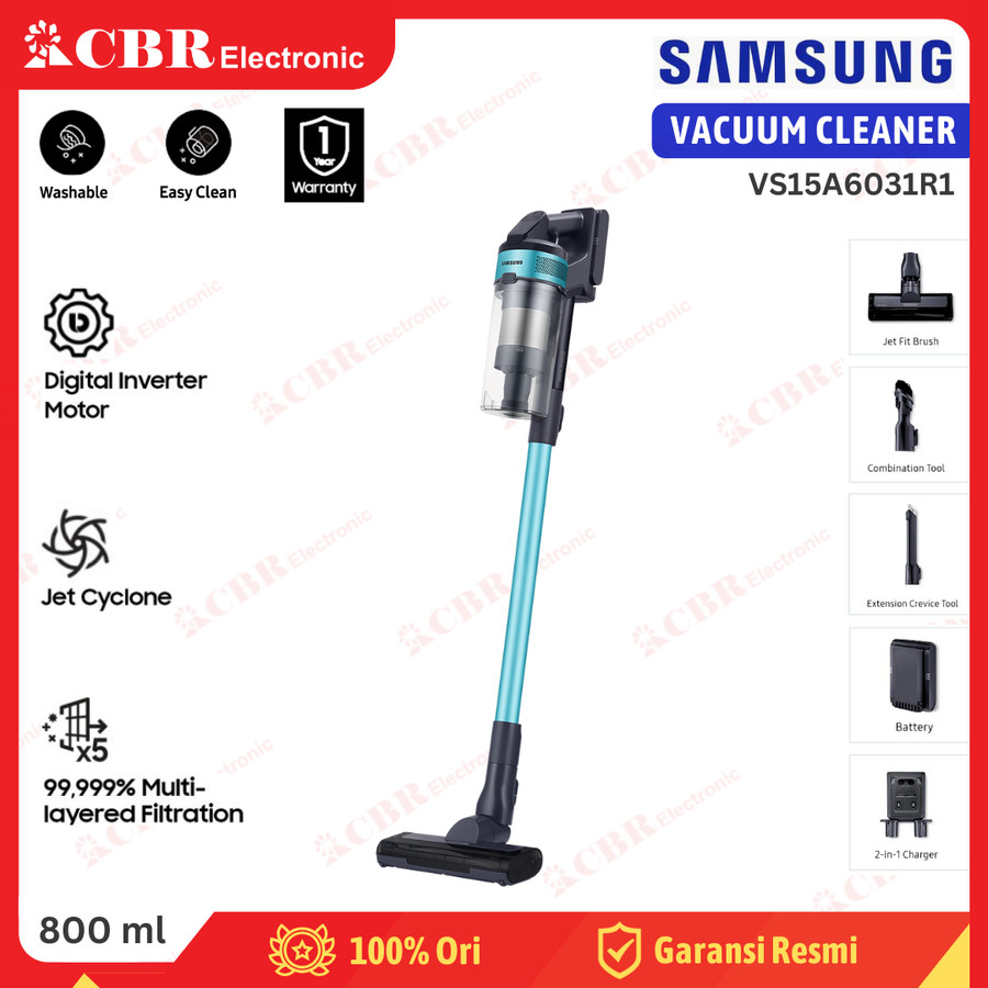 Vacuum Cleaner SAMSUNG VS15A6031R1 [ Cordless / 800ml ]