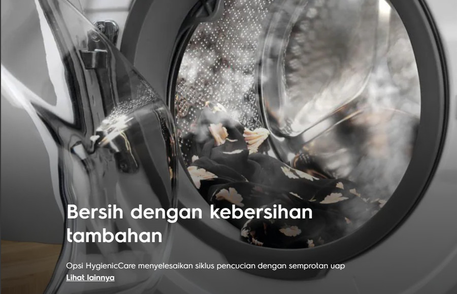 Mesin Cuci ELECTROLUX Front Loading 8 Kg EWW8024D3WB (WASHER+DRYER)