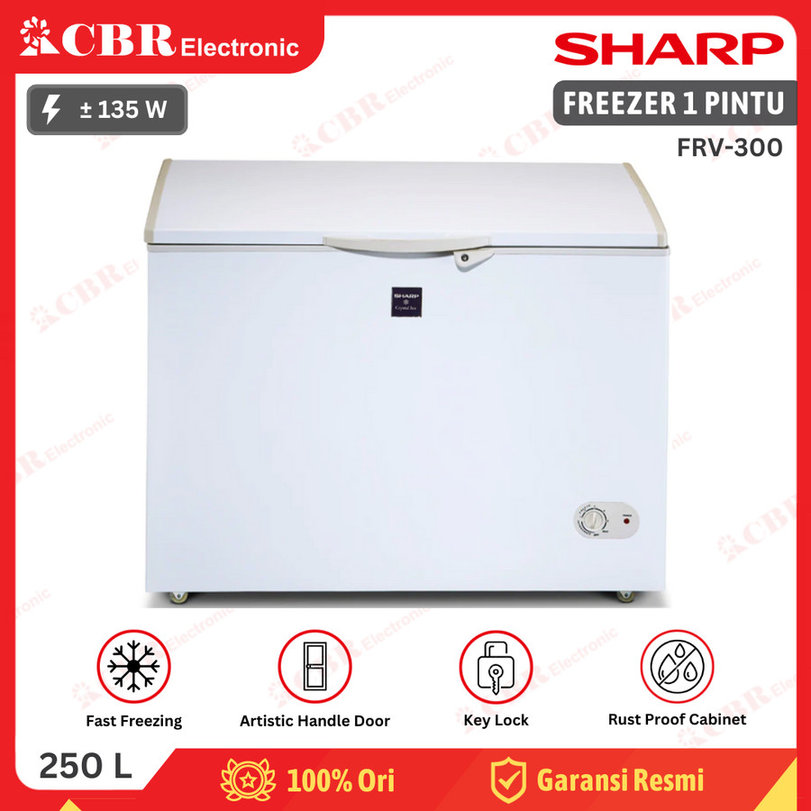 FREEZER PETI - CHEST FREEZER SHARP FRV-300 / 250 L