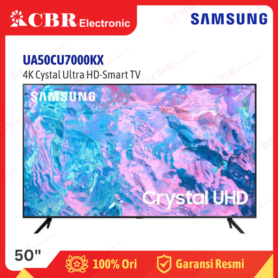TV SAMSUNG 50inch LED 50CU7000KX (4K Crystal Ultra UHD-Smart TV)