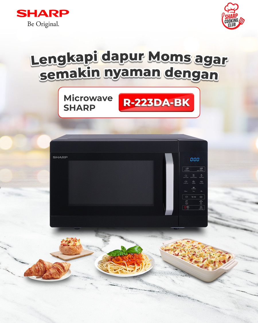 Microwave SHARP R-223DA-BK (23L / Solo)