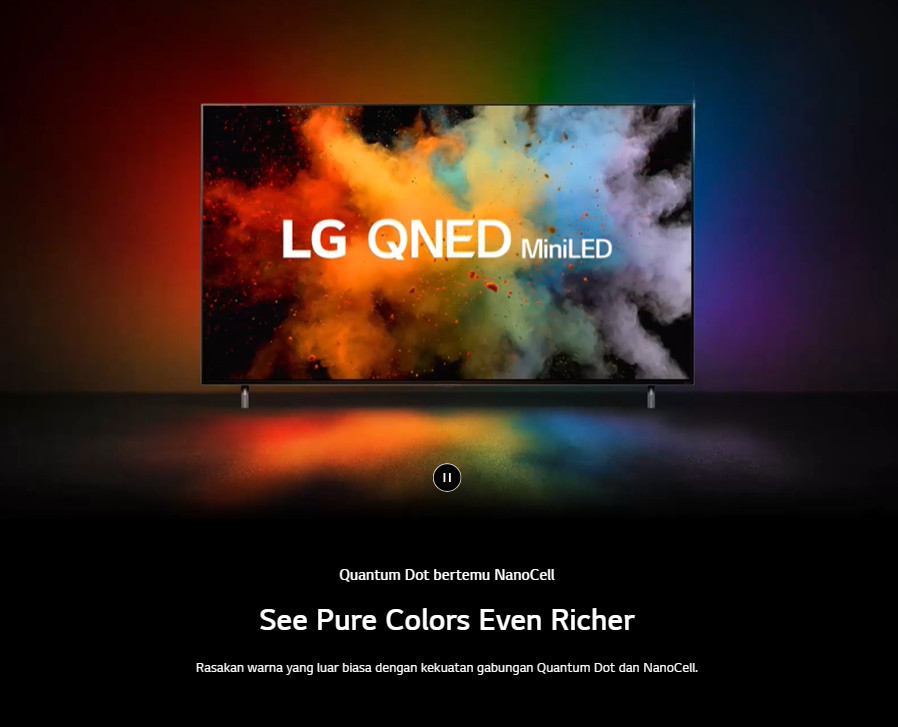 TV LG 55 Inch LED 55QNED86SQA (4K Quantum Dot NanoCell-Smart TV)