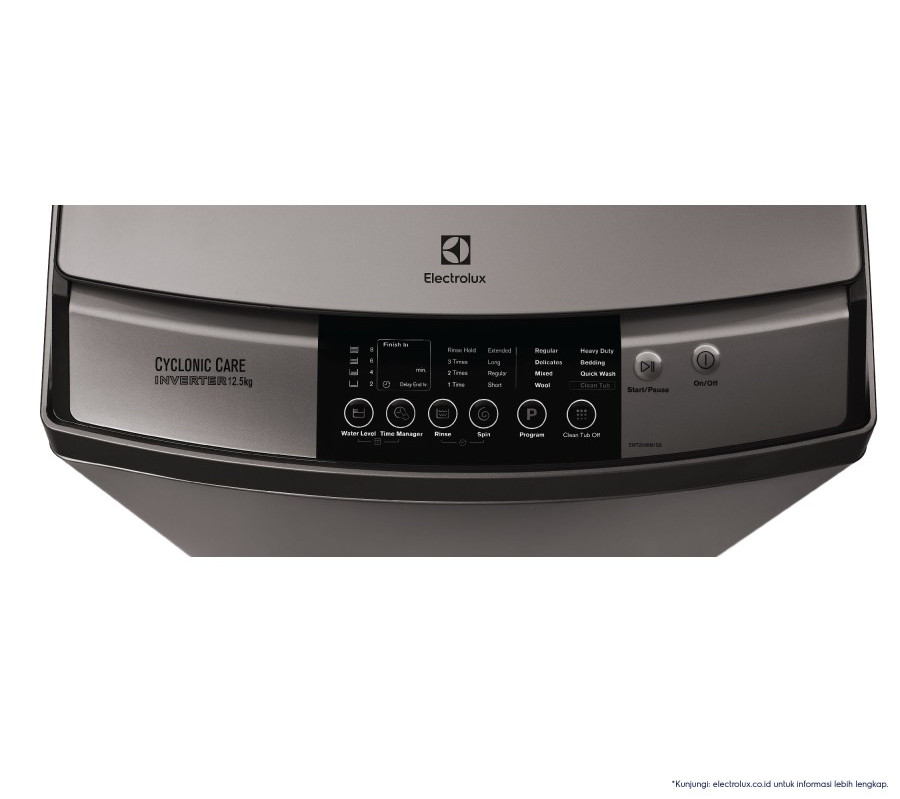 Mesin Cuci ELECTROLUX Top Loading 12.5 Kg EWT2H88M1SB