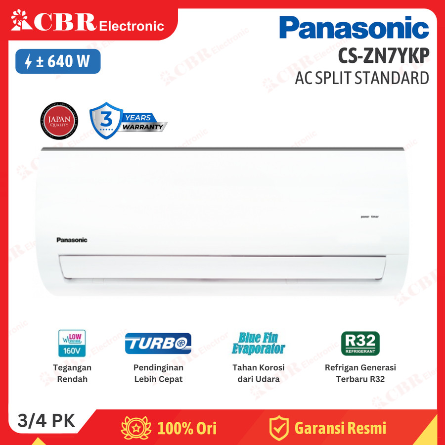 AC Split PANASONIC Standard 0.75PK CS-ZN7YKP R-32