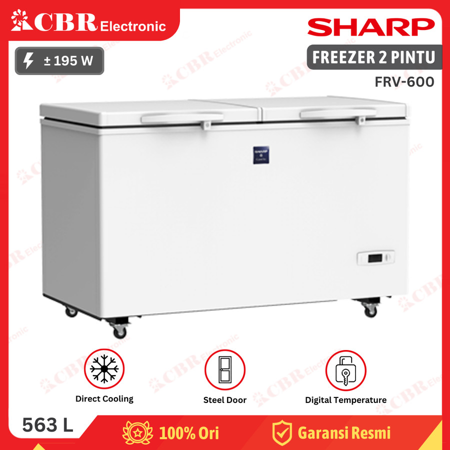 FREEZER PETI - CHEST FREEZER SHARP FRV-600 / 563 L