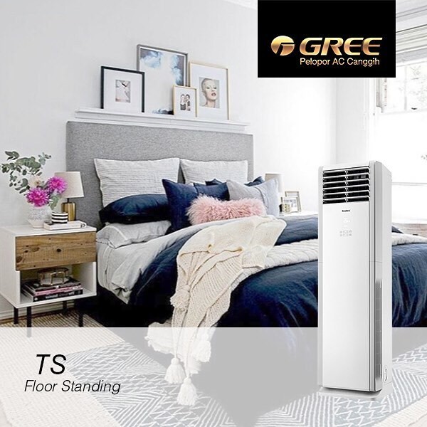 AC Floor Standing GREE 2PK GVC-18TS R-32 (1 PHASE) / (Batam)
