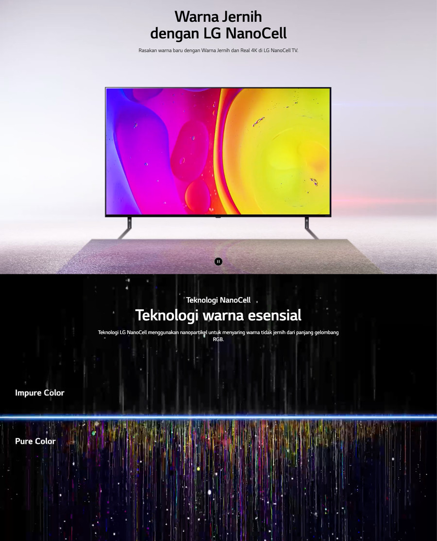 TV LG 43 Inch LED TV 43NANO75SQA (4K NanoCell - Smart TV)