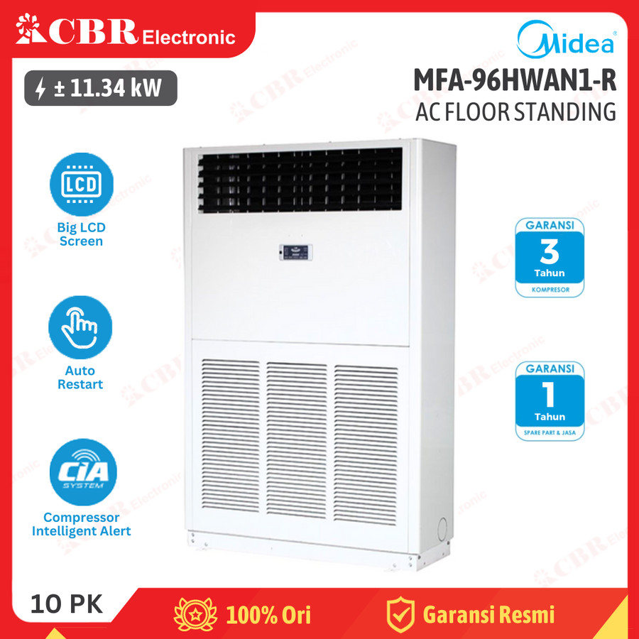 AC Floor Standing MIDEA 10PK MFA-96HWAN1-R / MOUB-96HD1N1-R INVERTER