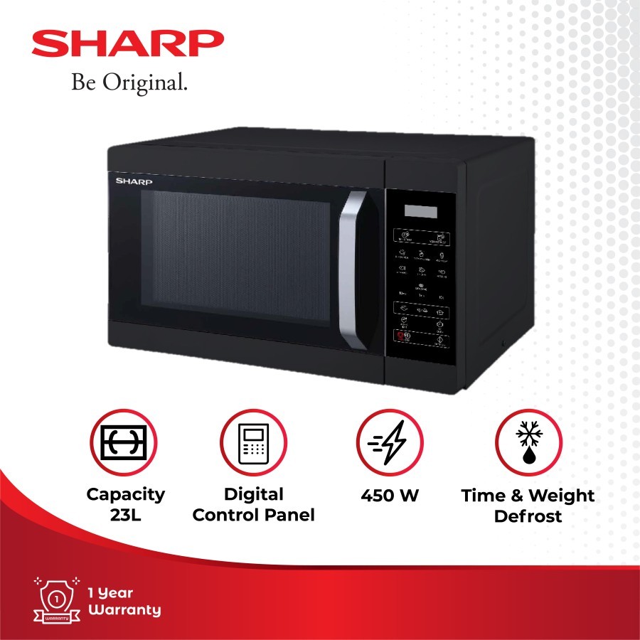Microwave SHARP R-223DA-BK (23L / Solo)