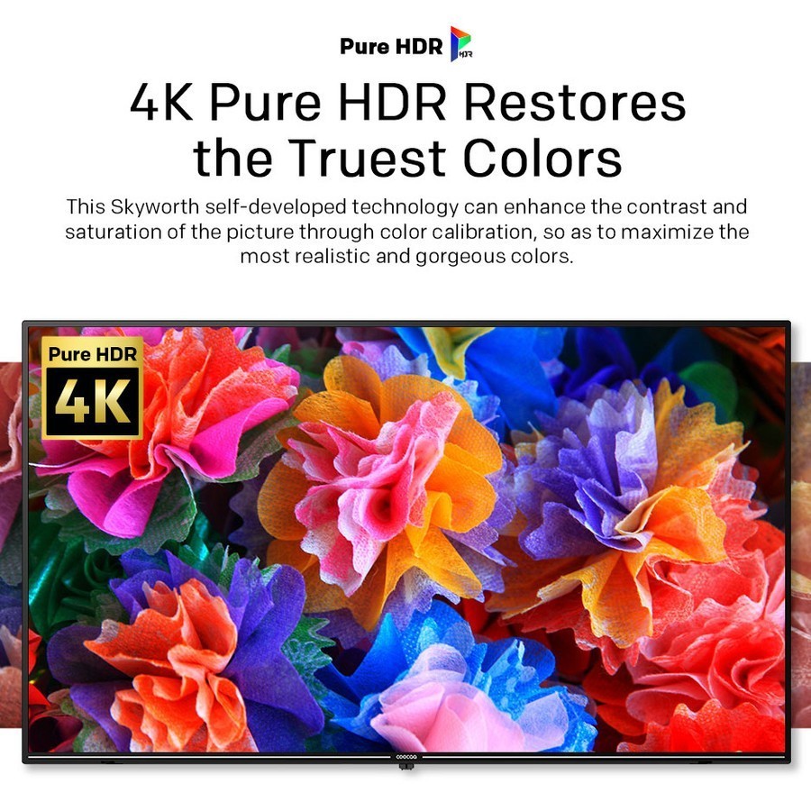 TV Coocaa 50inch LED 50UB5100 (4K UHD - Android TV)