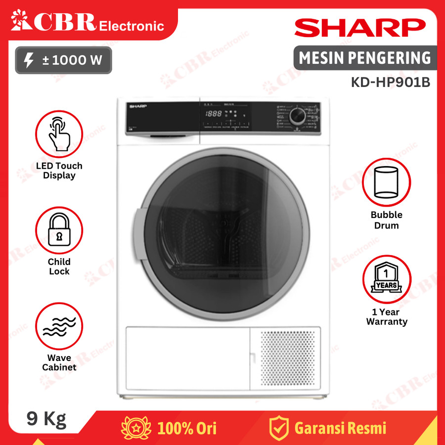 Dryer SHARP 9 Kg KD-HP901B