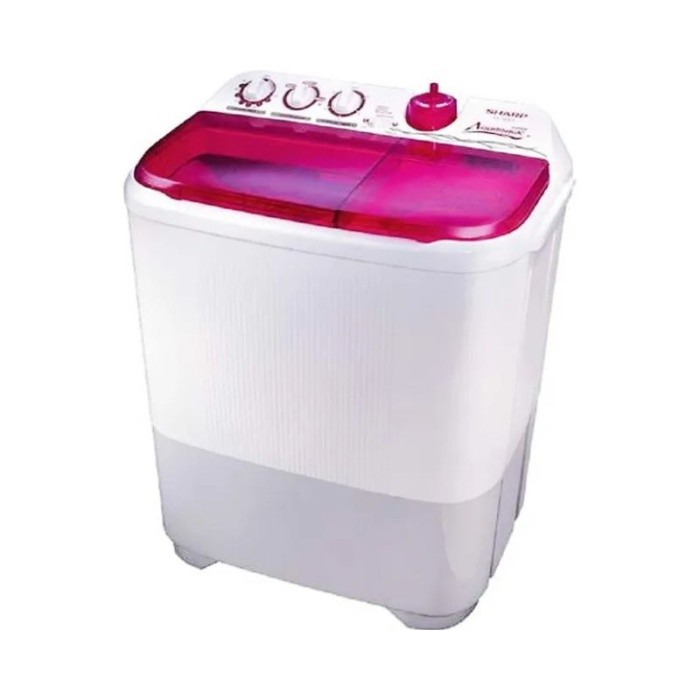 Mesin Cuci SHARP 2 Tabung 8KG ES-T85CR-PK / ES-T85CR-VK / ES-T85CR-BK 