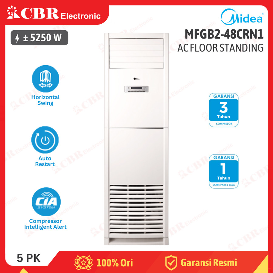 AC Floor Standing MIDEA 5PK MFGB2-48CRN1 / MOUB-48CRN1 R-410A