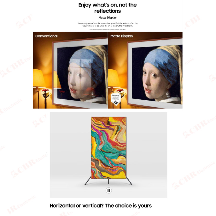 TV Samsung 55inch LED QA55LS03BAKX (4K QLED - Smart TV - The FRAME)
