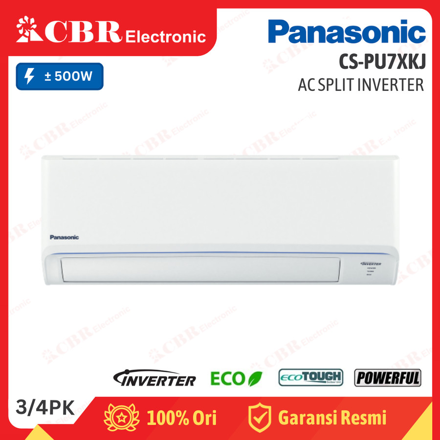 AC Split PANASONIC Inverter 3/4 PK (0.75 PK) CS-PU7XKJ(R-32)