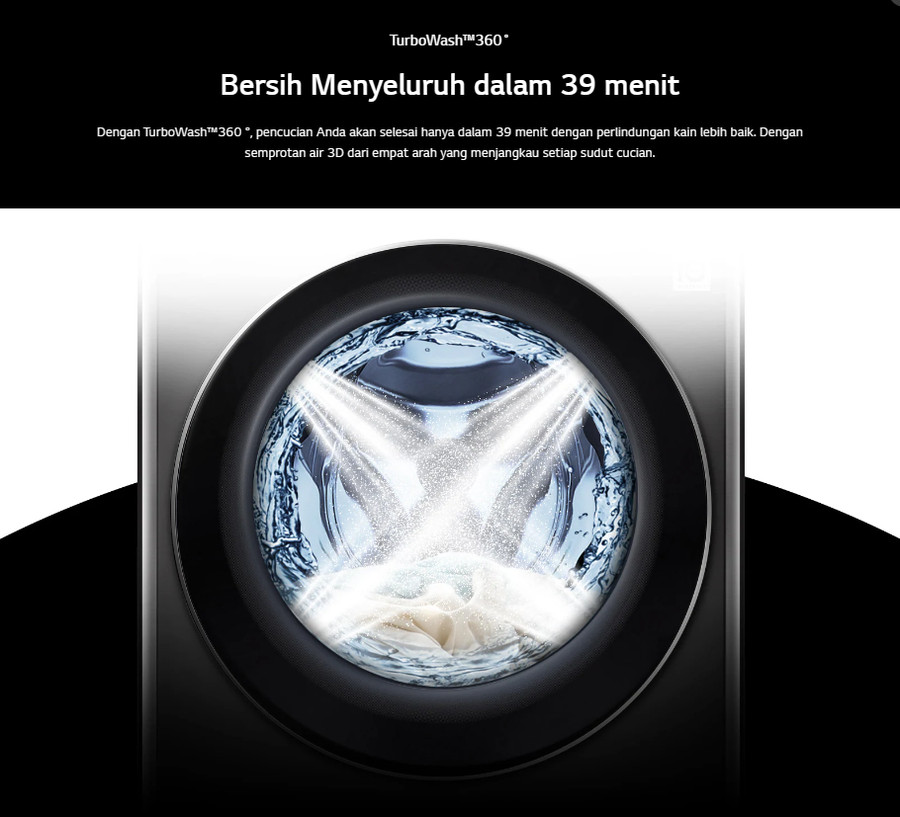 Mesin Cuci LG Front Loading 12 Kg FV1412S3B