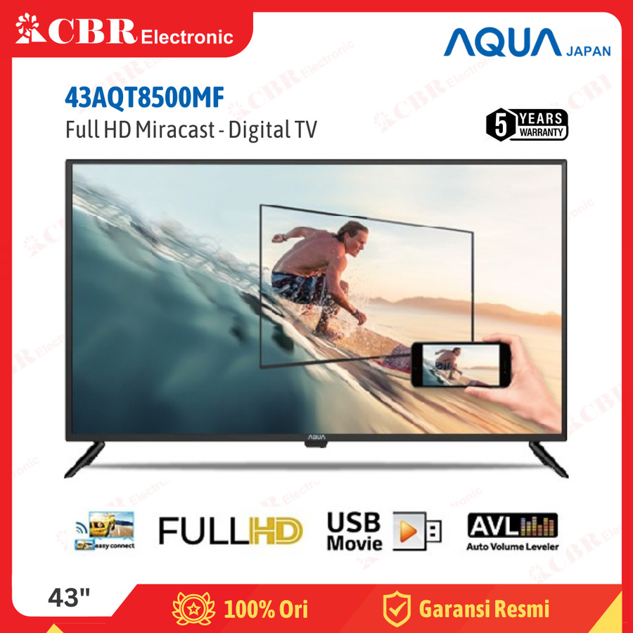 TV AQUA 70 Inch LED 70AQT6700UG (4K UHD-Android-Smart TV)