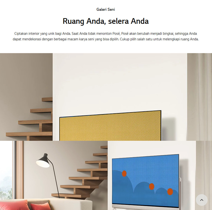 TV LG 55 Inch LED 55LX1QPSA (OLED Evo-4K Dolby Vision-Dolby Atmos)