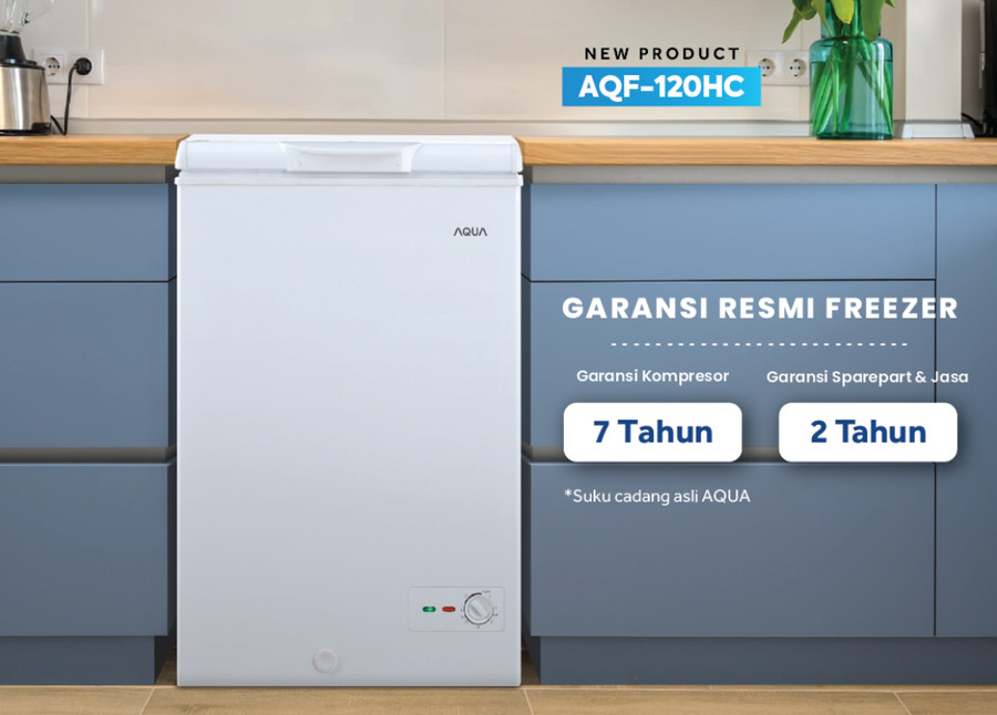 FREEZER PETI - CHEST FREEZER AQUA AQF-120HC / 100 L