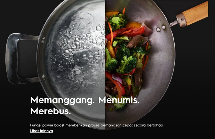 Kompor Induksi Tanam ELECTROLUX 2 Tungku EHI325CA