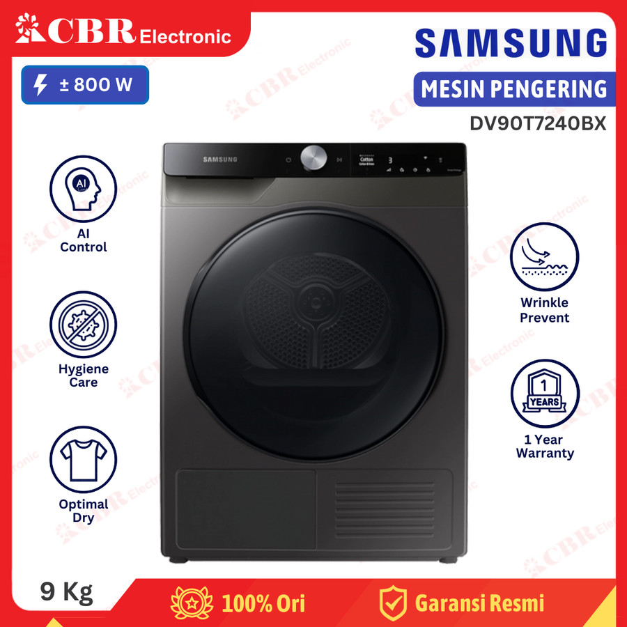 Dryer SAMSUNG 9 Kg DV90T7240BX1