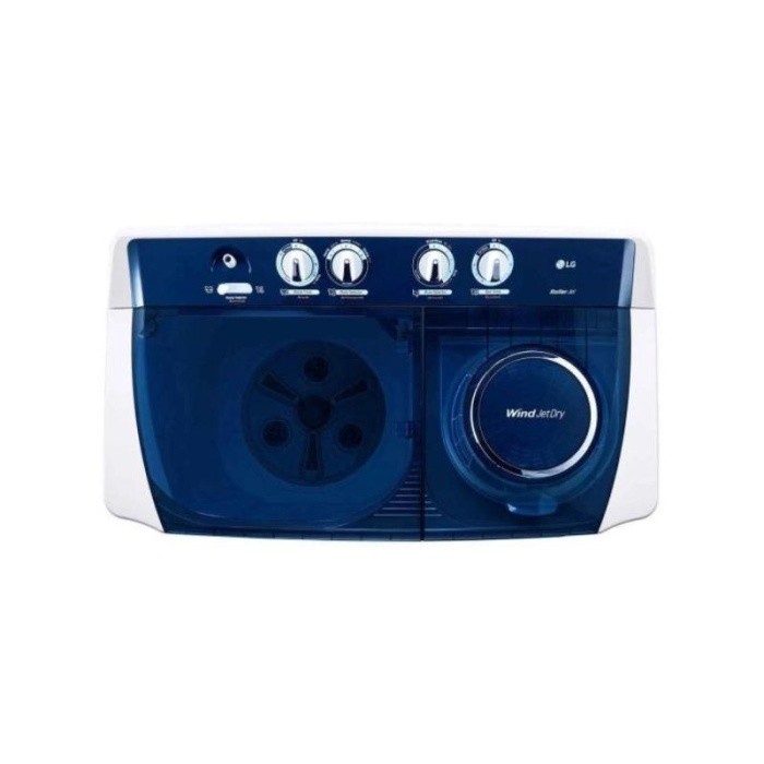 Mesin Cuci LG 16 KG P1600RT / 2 Tabung Manual / Biru