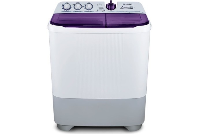 Mesin Cuci SHARP 2 Tabung 8KG ES-T85CR-PK / ES-T85CR-VK / ES-T85CR-BK 