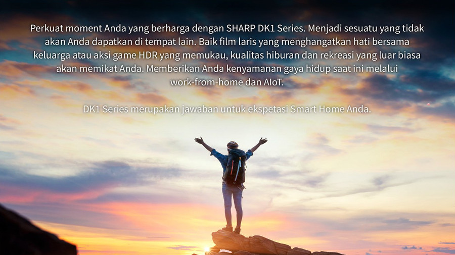 TV SHARP 70 Inch LED 70DK1X (4K UHD-Android TV)