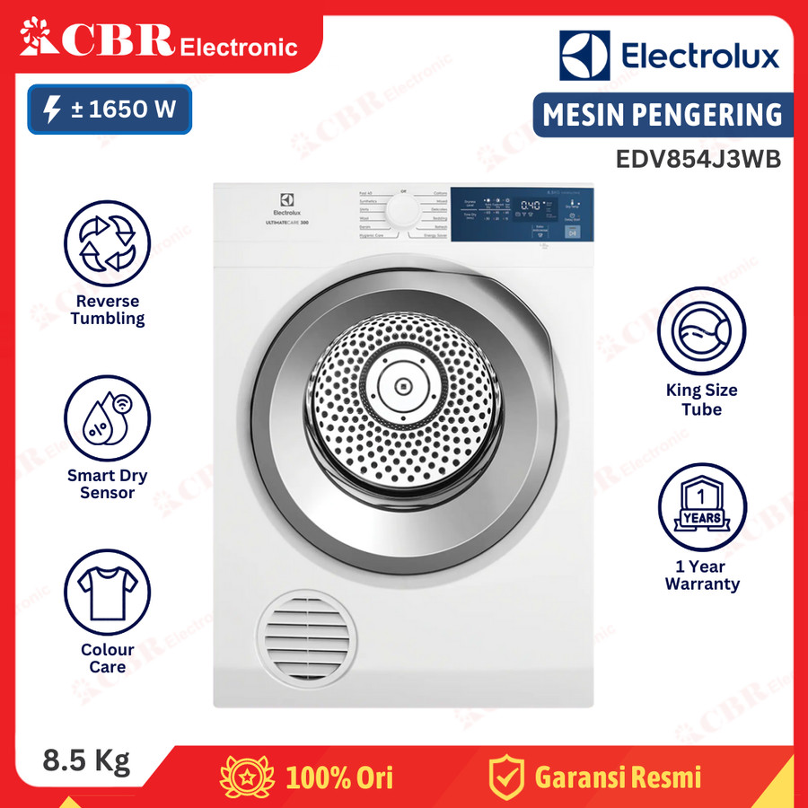 Dryer ELECTROLUX 8.5 Kg EDV854J3WB