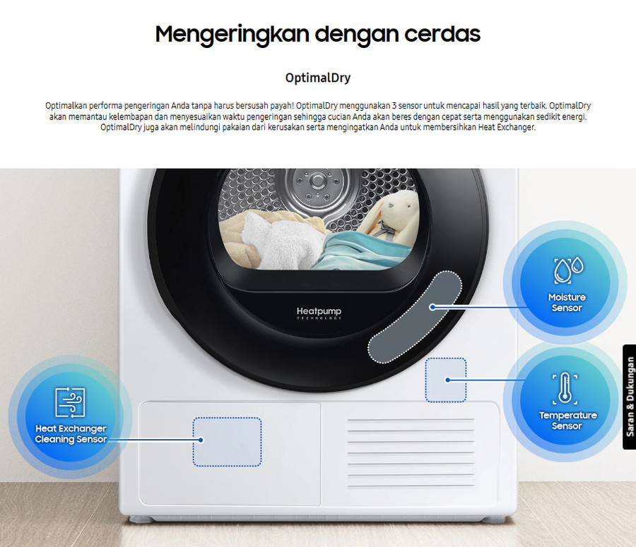 Dryer SAMSUNG 8 Kg DV80T5220TT