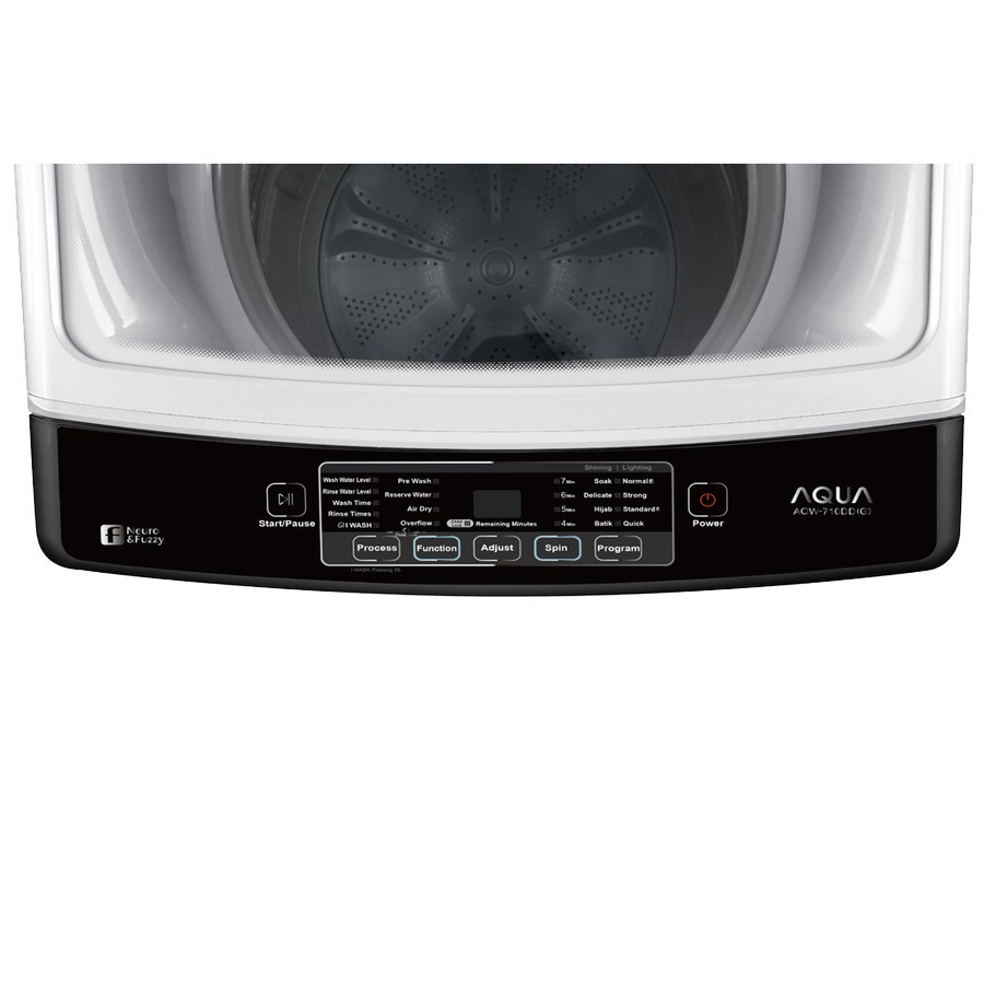 MESIN CUCI AQUA TOP LOADING 9KG AQW-910DD(G) - PILLOW DRUM