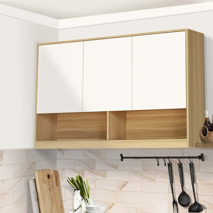 Kitchen Set Kayu Rak Dapur Putih Kabinet Dapur Modern Minimalis Miami - 3 Pintu 