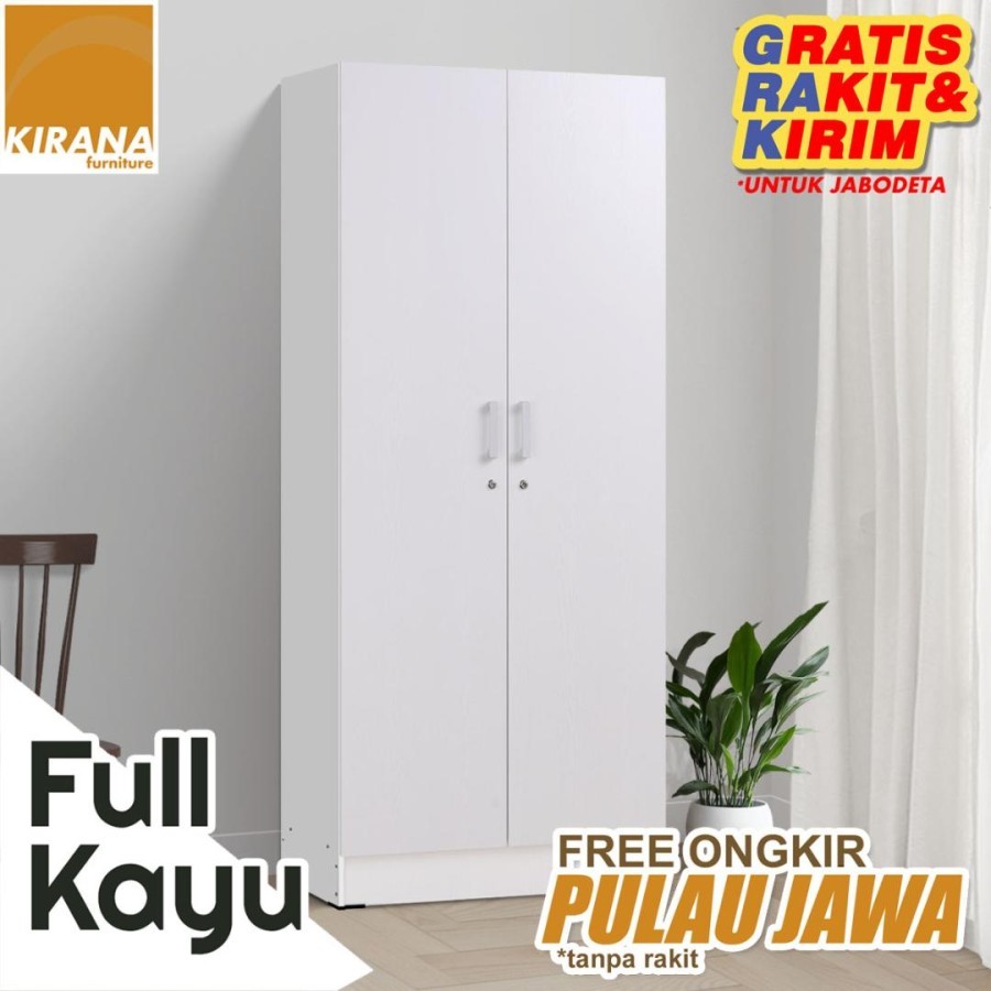 Kirana Lemari Pakaian 2 Pintu Wanaka - SC