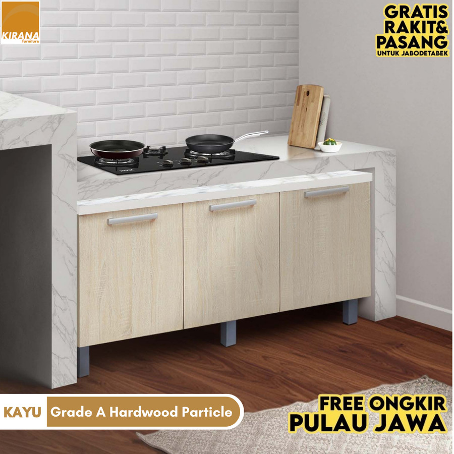 Kitchen Set Bawah / Lemari / Rak / Pintu Dapur Minimalis - Denver