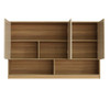 Kitchen Set Kayu Rak Dapur Putih Kabinet Dapur Modern Minimalis Miami - 3 Pintu 