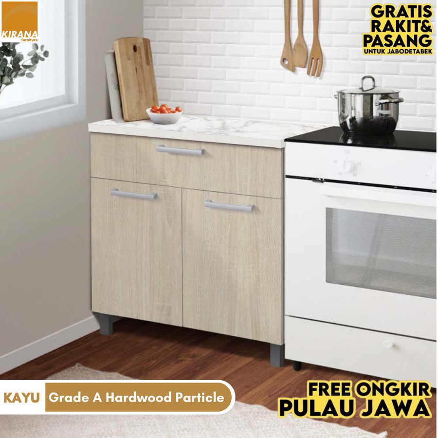 Kirana Kitchen Set Denver Lemari Bawah 2 Pintu