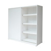 Lemari Pakaian Wardrobe Pintu Sliding / Geser Modern Minimalis - Paris