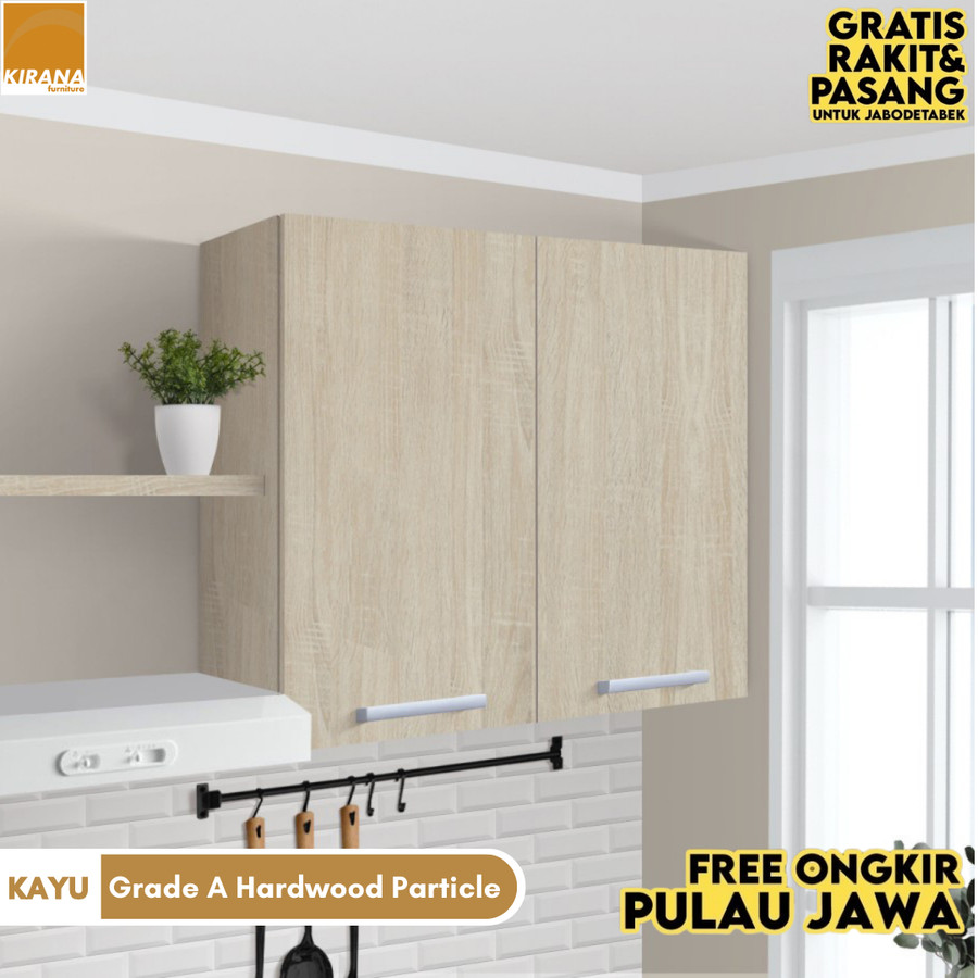 Kirana Kitchen Set Denver Lemari Atas 2 Pintuu